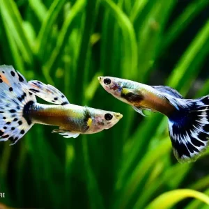 Guppy "Elephant Ear Blue" (Poecilia reticulata) Expressversand